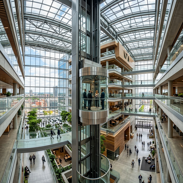 Panoramic Glass Capsule Elevator